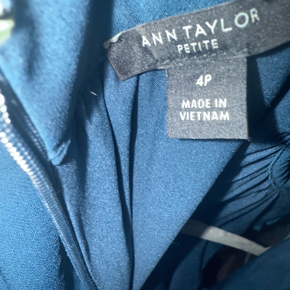 Ann Taylor Deep Blue Dress - Picture 3 of 3
